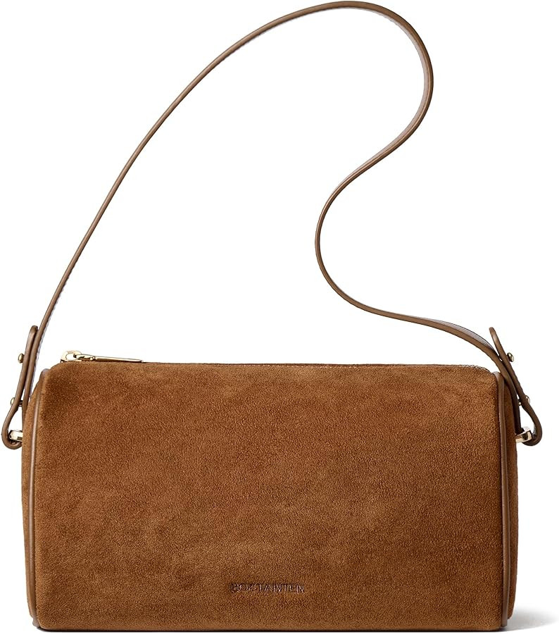 BOSTANTEN Suede Purses for Women, Small Crossbody Bag, Vintage Shoulder Handbags with 2 Adjustabl... | Amazon (US)
