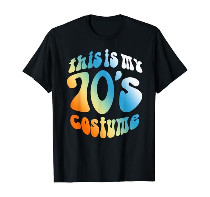 This Is My 70s Costume Vintage Retro T Shirt 1970s Shirt | Amazon (US)