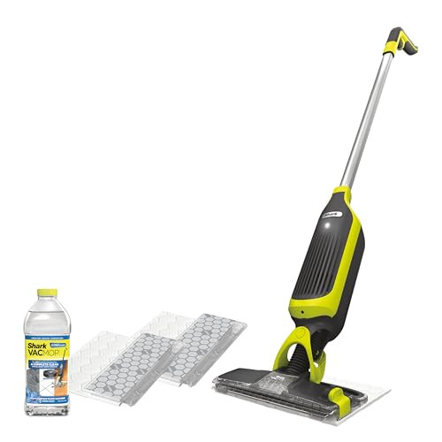 Shark VACMOP Cordless Hard Floor Vacuum Mop Includes 2 Disposable VACMOP Pads and a 12oz VACMOP Solution, Charcoal Gray, VM180 | Amazon (US)
