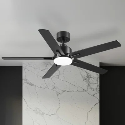 Ceiling Fan With Lights And Remote, 52" Modern Ceiling Fan With Light, Reversible Dc Motor, Dimmable Led, 6-Speed, Quiet Low Profile Ceiling Fans For | Wayfair North America