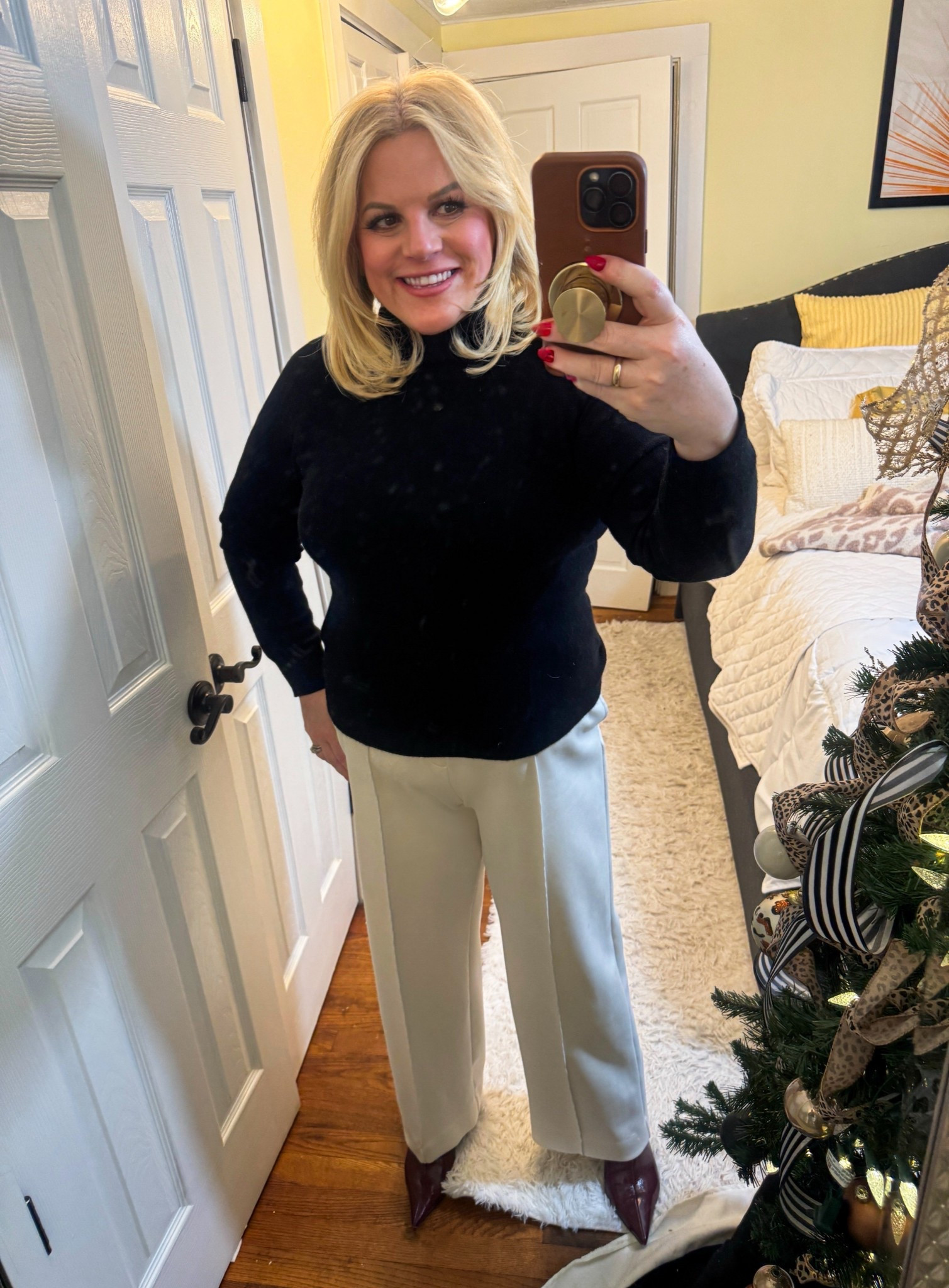 I've got to say how impressed I am with Quince cashmere.
I'm 100% serious when I say that it rivals what I've found in Europe.
This black turtleneck can be dressed up for the office , or worn with jeans for the weekend.
This is one of those foundational wardrobe pieces.

Winter outfits, winter clothes, sweaters, boots 

#LTKFindsUnder100 #LTKOver40 #LTKSeasonal