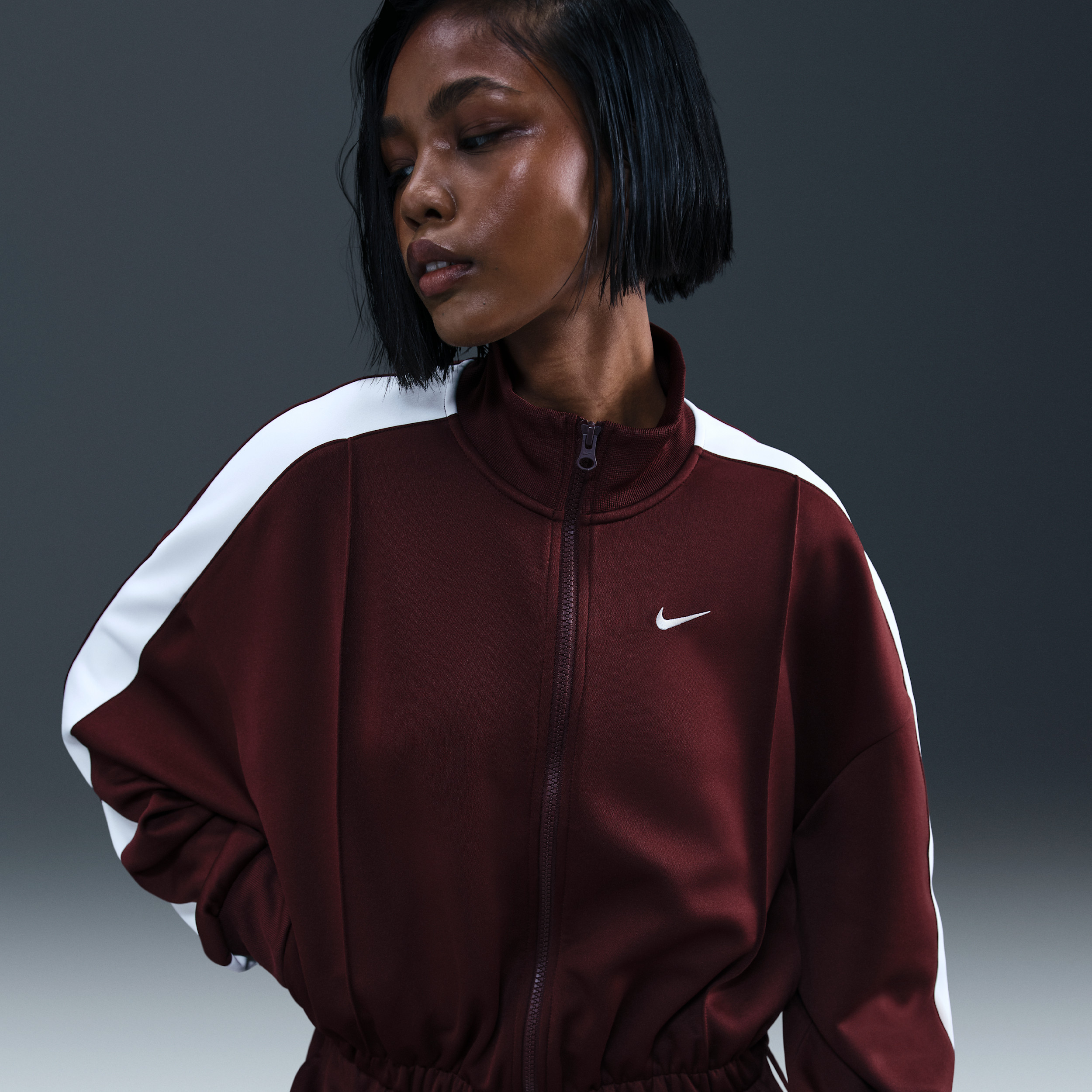 Women's Nike Sportswear Track Jacket in Red | IM7444-652 | Nike (US)