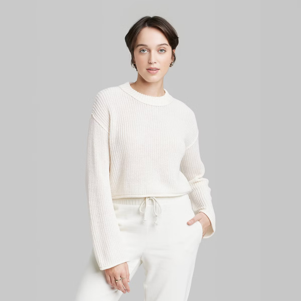 Women's Crewneck Boxy Pullover Sweater - Wild Fable™ | Target