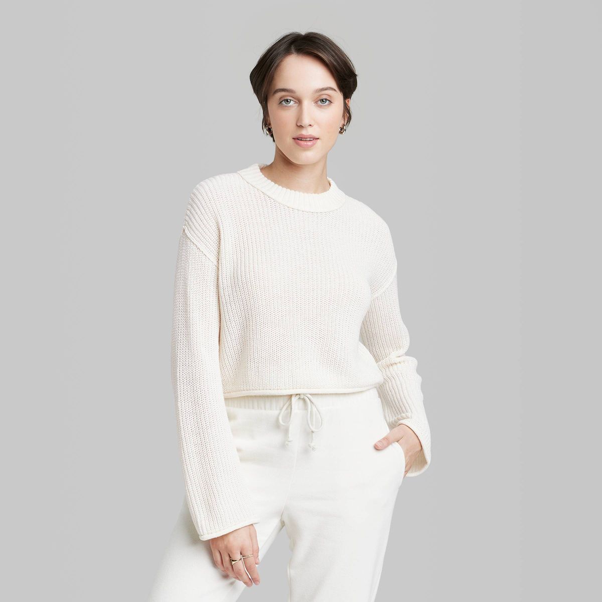 Women's Crewneck Boxy Pullover Sweater - Wild Fable™ | Target