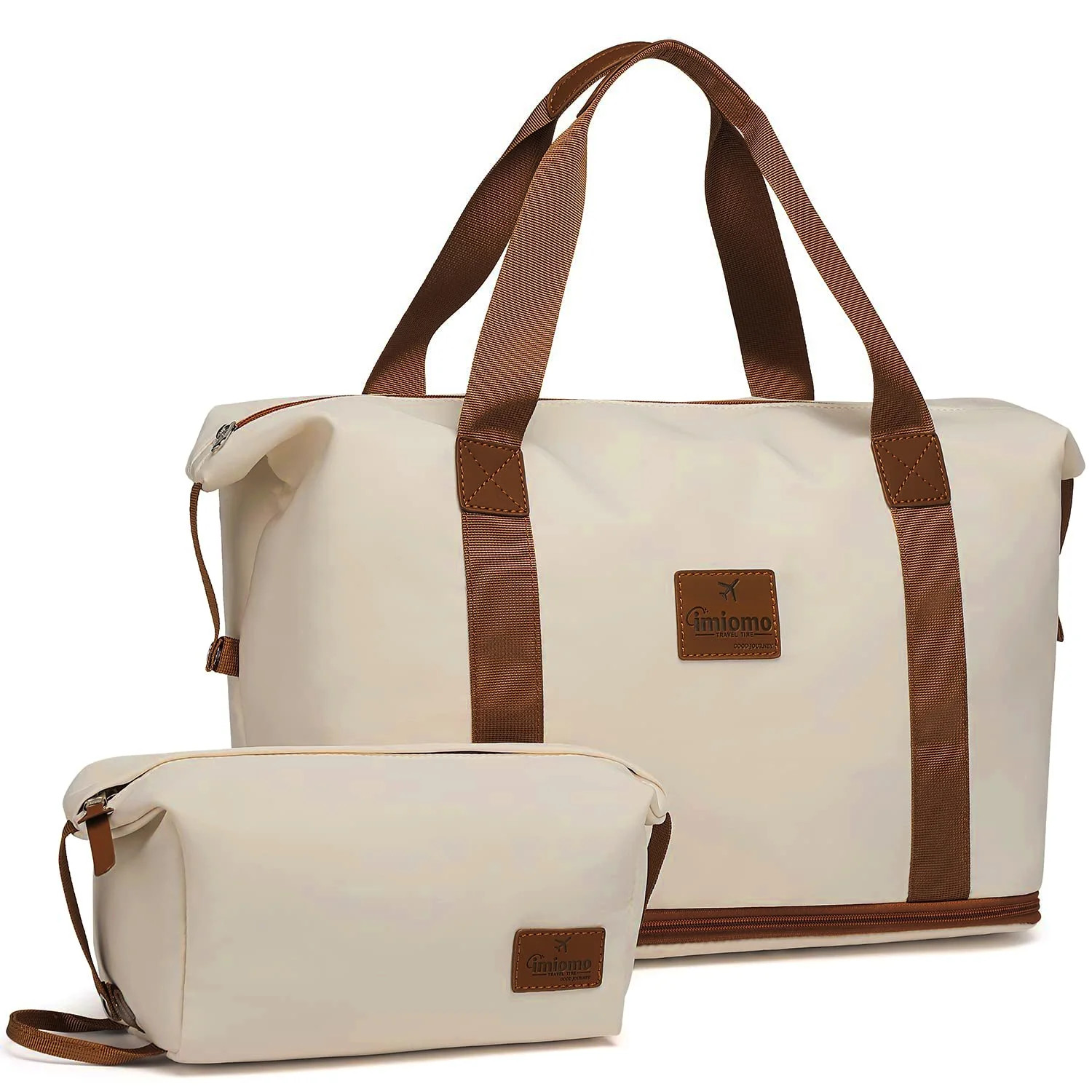 Travel Duffel Bag Expandable Shoulder Weekender Overnight Bag for Women Sports Gym Bag with Dry W... | Walmart (US)