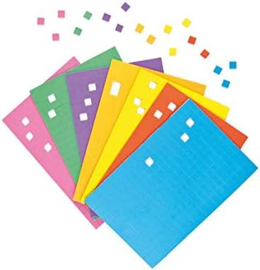Baker Ross EV721 Rainbow Mosaic Squares - Pack of 1950, Self Adhesive Foam Stickers for Kids to U... | Amazon (US)