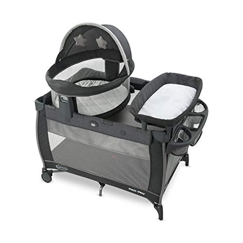 Graco Pack n Play Dome LX Playard with Baby Bassinet, Lightweight Portable Crib, Push-Button Fold... | Amazon (US)