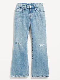 High-Waisted Super Baggy Flare-Leg Jeans for Girls | Old Navy | Old Navy (US)