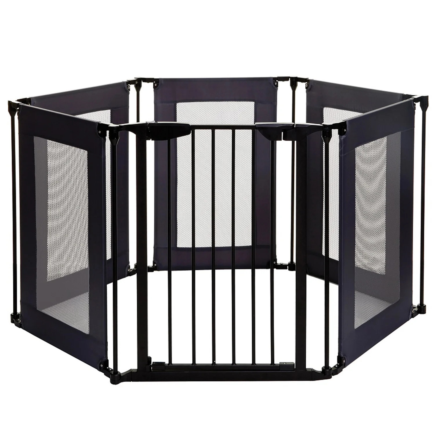 Dreambaby L2031BB Brooklyn Converta 147.5 Inch Play Pen Baby Gate, Black | Walmart (US)