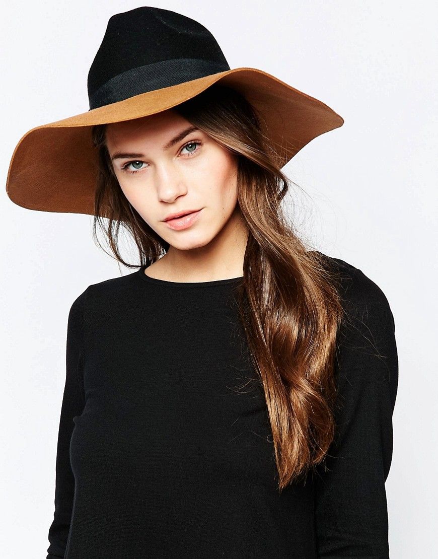 French Connection Colour Block Fedora Hat | ASOS UK