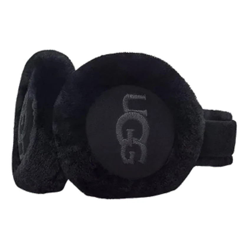 UGG Sheepskin Embroidery Earmuf 'Black' 20955-BLK | KICKS CREW