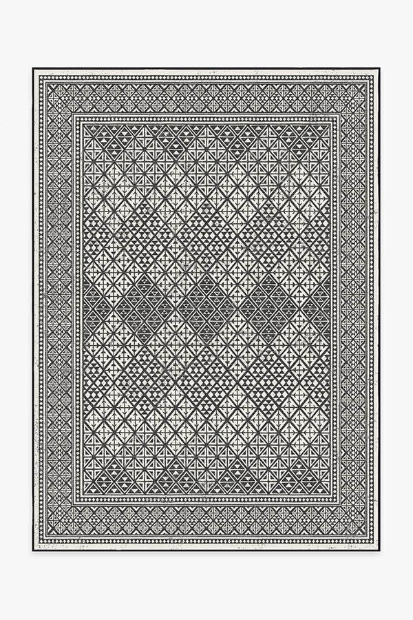 Outdoor Loseta Black Rug | Ruggable