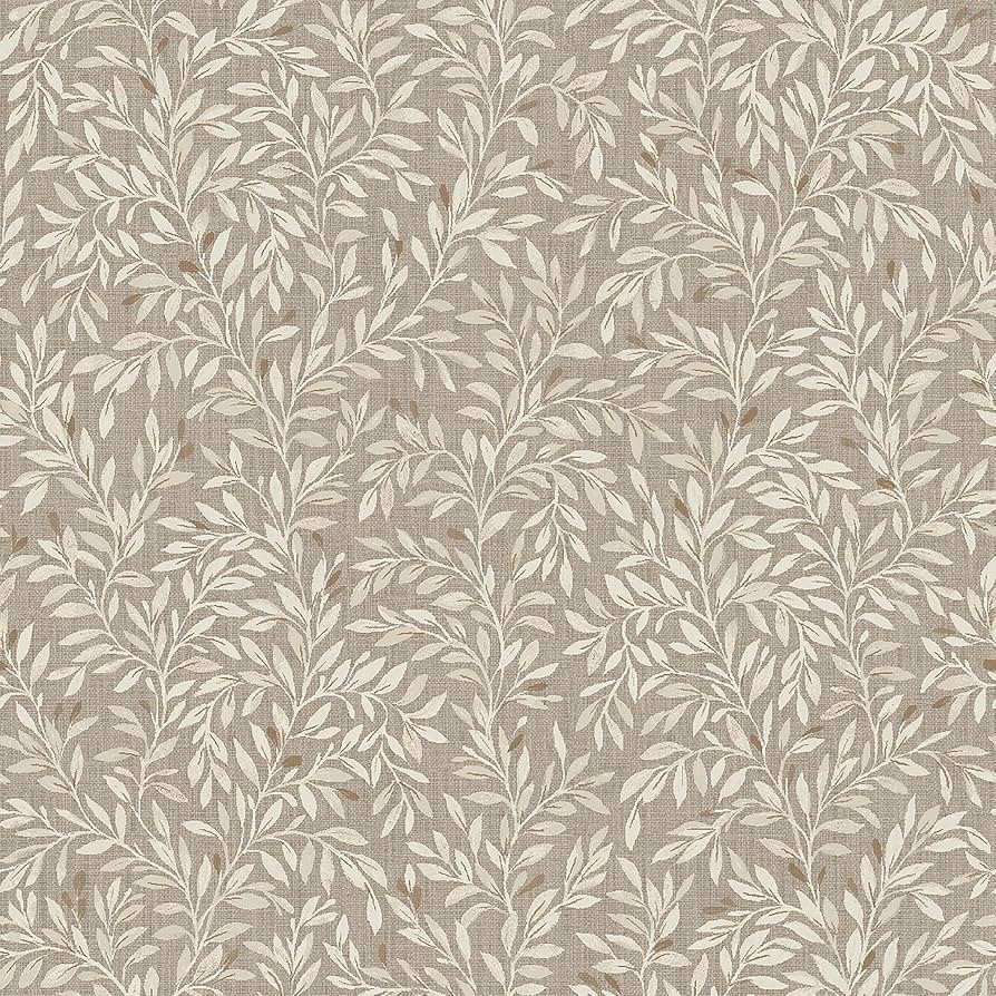 NEXT Ditsy Leaf Neutral Removable Wallpaper, Natural | Amazon (US)