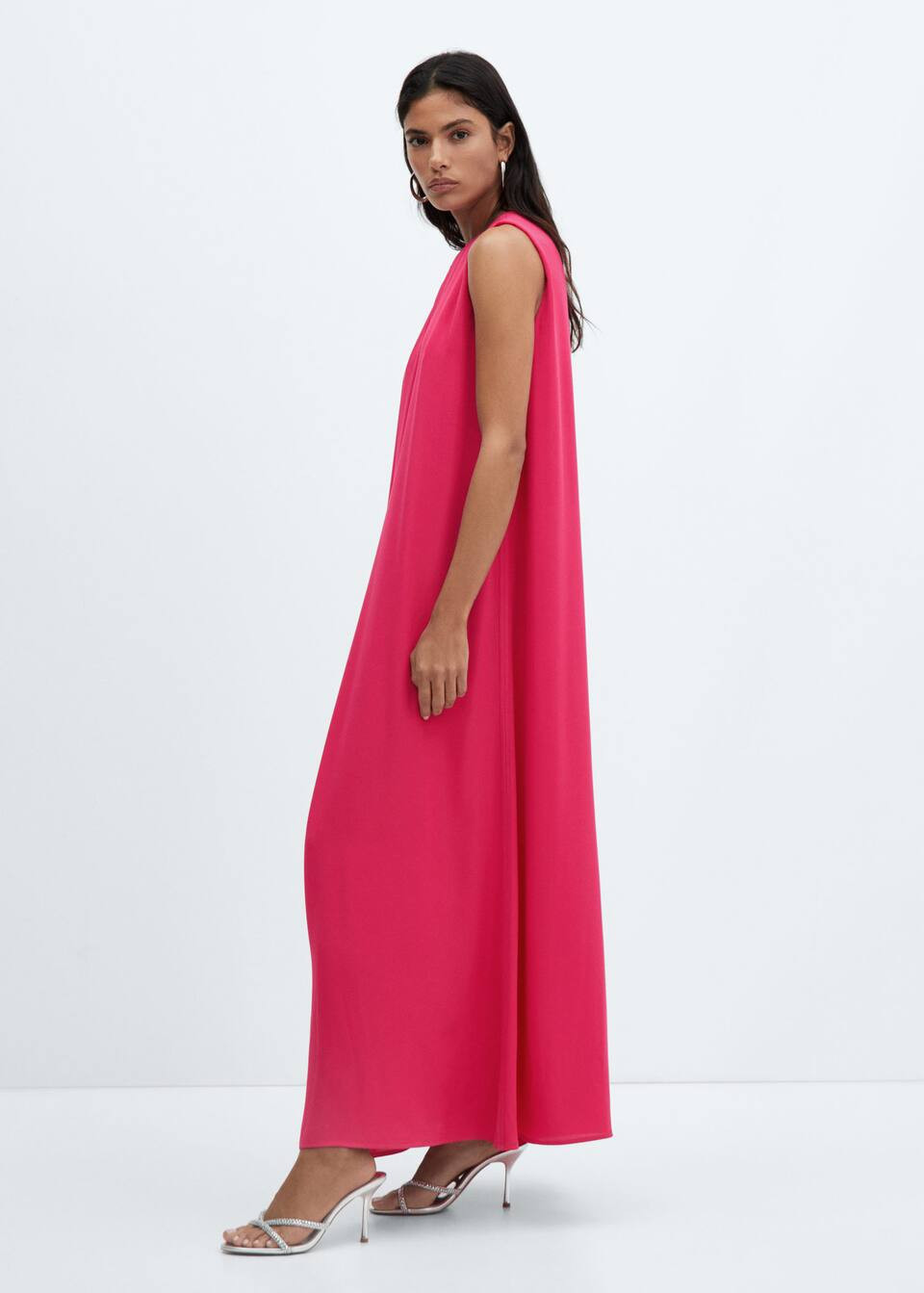 Kleid mit zierausschnitt -  Damen | Mango Deutschland | MANGO (DE)