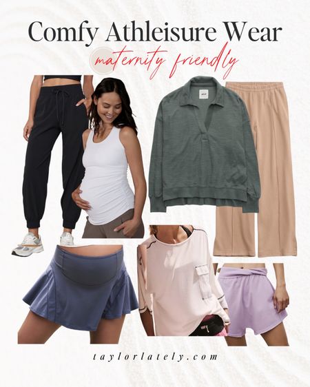 Comfy athleisure maternity wear! Maternity friendly athleisure for summer  

#LTKbump #LTKfamily #LTKstyletip