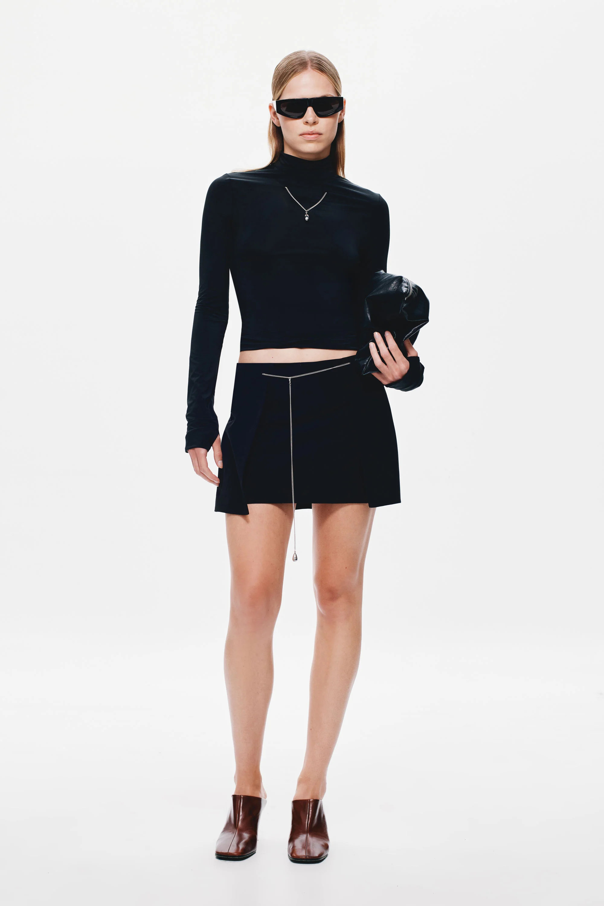 THE 'LINK' SUITING MINI SKIRT | MISHA