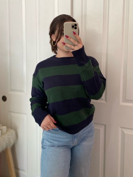 Cute striped sweater!

Sizing:
Sweater - wearing a medium, size up 1-2 sizes for oversized fit
Jeans - wearing a 4, true to size (different length options)

Shein outfits / Shein haul / Shein finds / shein basics / Shein back to school / Shein clothes / Shein fashion / Shein teen / Shein sweater / Shein fall outfits / Shein fall / Shein fall fashion / Shein Tops / Fall outfits / fall fashion 2023 / fall outfits 2023 / fall outfits women / fall outfit inspo / fall outfit ideas / womens fall outfits / fall outfit inspirations / cute fall outfits / casual fall outfits / fall fashion 2023 / fall fashion trends / womens fall fashion / edgy fall fashion / early fall outfits / fall transition outfits / college fashion / college outfits / college class outfits / college fits / college girl / college style / college essentials / amazon college outfits / back to college outfits / back to school college outfits / college tops / Neutral fashion / neutral outfit / Clean girl aesthetic / clean girl outfit / Pinterest aesthetic / Pinterest outfit / that girl outfit / that girl aesthetic / brandy Melville dupes / brandy Melville sweater dupes / Hollister jeans / striped sweater


#LTKfindsunder50 #LTKfindsunder100 #LTKSeasonal