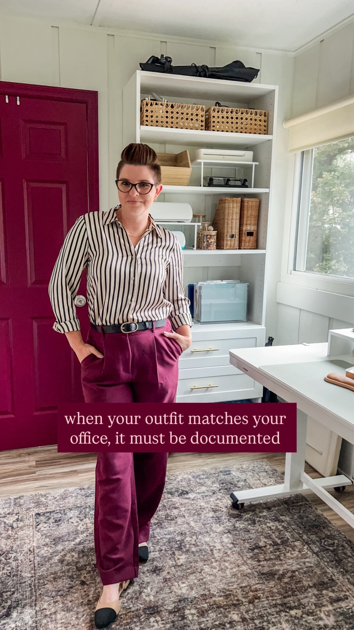 I didn’t even mean for this to happen but my outfit perfectly matches my office. Love this fall look and it’s so comfy too! The shirt is from H&M but is sold out right now, so I linked a few alternatives. And the necklace set is brand new and I’ve already gotten 3 compliments on it during the 2 hours I was out running errands in it. Safe to say it will be part of my regular rotation!

#LTKWorkwear #LTKFallSale #LTKSaleAlert