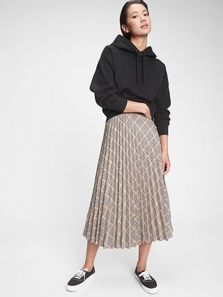 Pleated Midi Skirt | Gap (US)