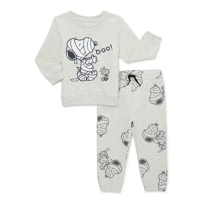Peanuts Snoopy Halloween Baby and Toddler Boy and Girl Unisex Outfit Set, 2-Piece, Sizes 12M-5T -... | Walmart (US)