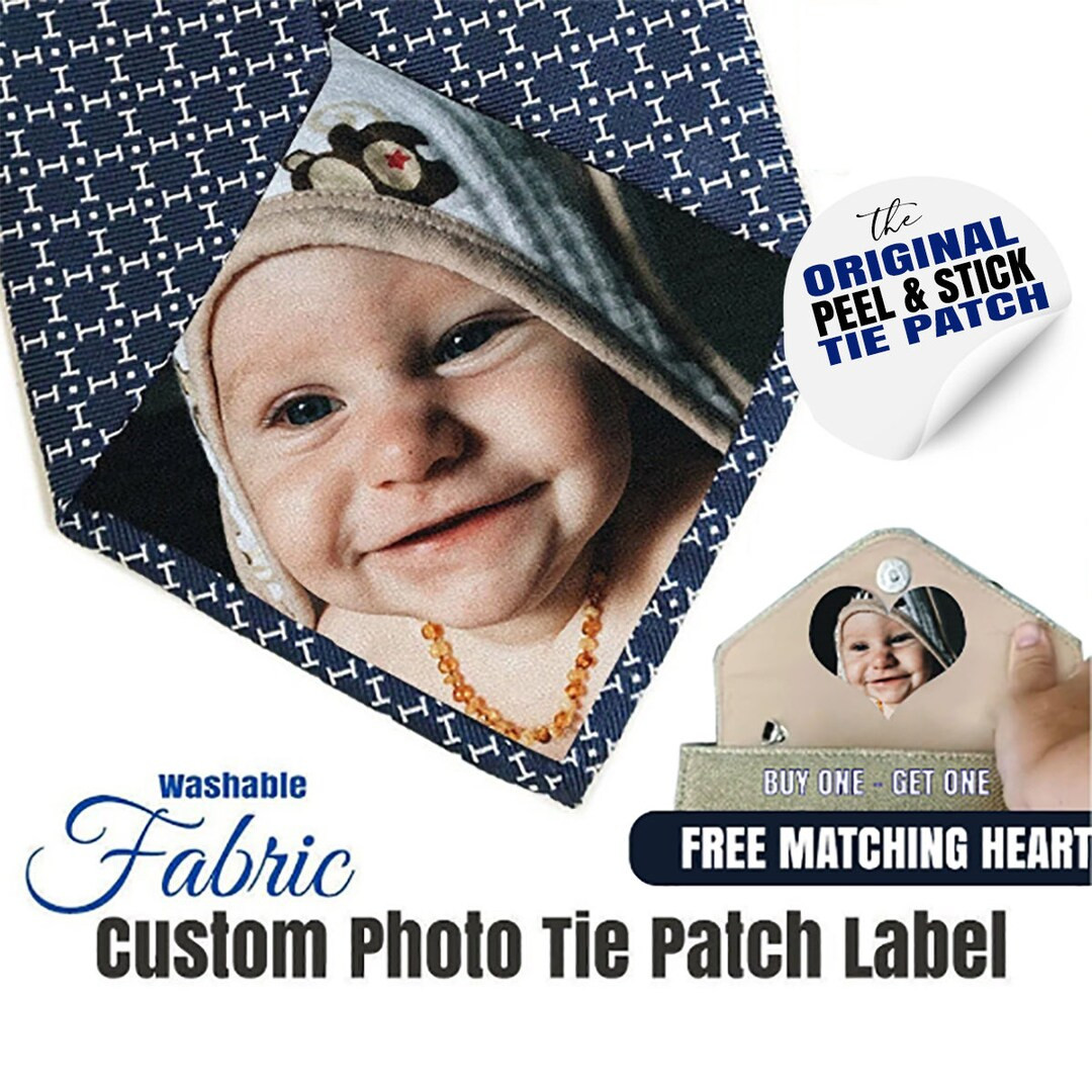 Premium Custom Photo Patch for Ties,  Father of the Bride, Groom Gift,  Anniversary gift, Wedding... | Etsy (US)