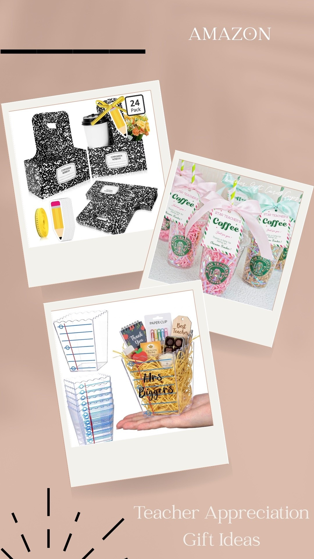 Teacher appreciation made easy (and cute!) 🍎✨ Found the sweetest + most practical gifts on Amazon that any teacher will actually LOVEeveryday classroom essentials 💌📚 

#LTKdayinmylife #LTKSaleAlert #LTKmomlife