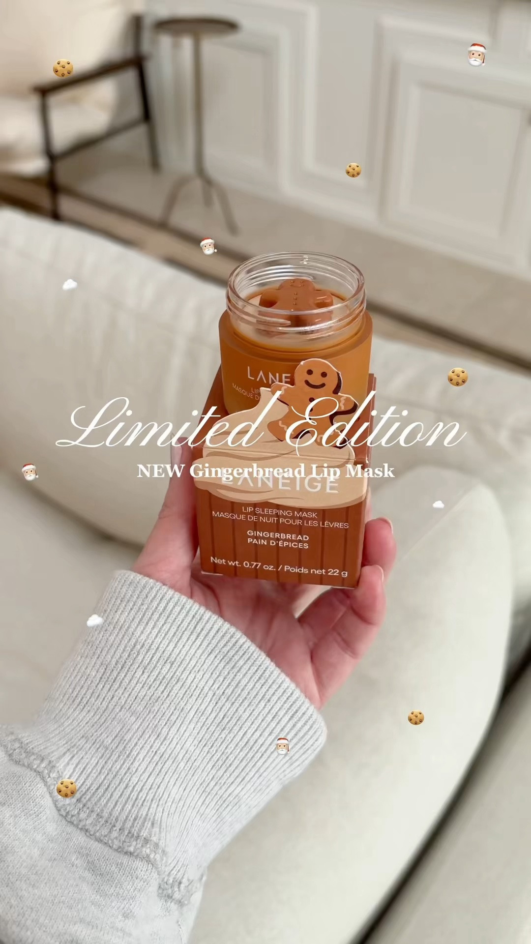 Limited Edition Gingerbread Lip Sleep Mask