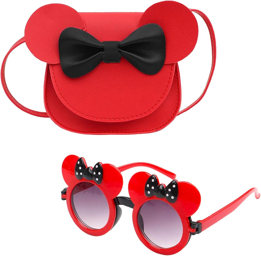 Amazon.com: ONEST 2 Pieces Little Girls Crossbody Purses Set Toddler Mini Cute Princess Handbags ... | Amazon (US)