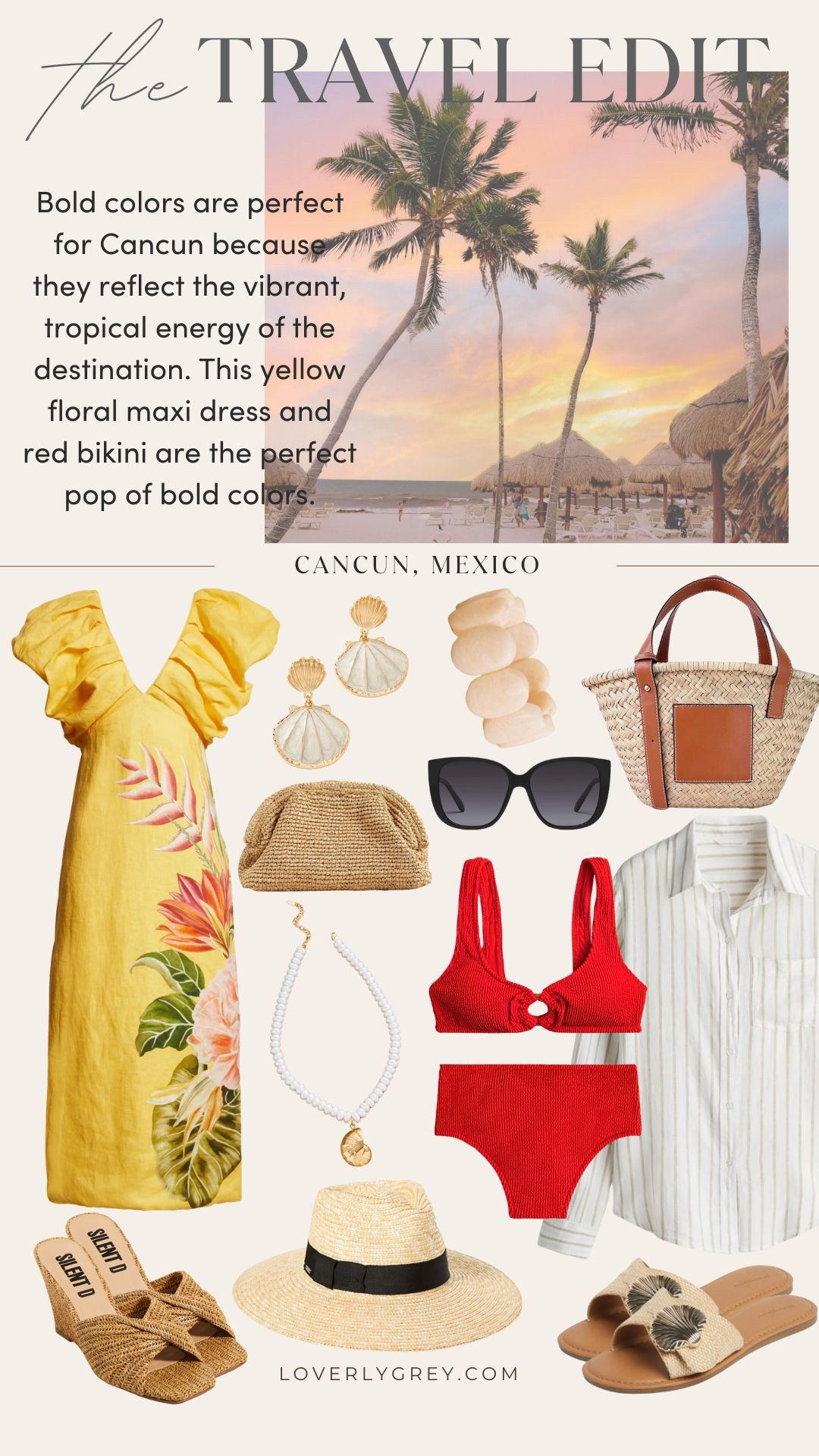 Here are some cute finds for your next trip to Cancun! 💕 loving these bold colors! 

Loverly Grey, Cancun outfits, vacation outfits, beach outfits

#LTKTravel #LTKSeasonal #LTKStyleTip