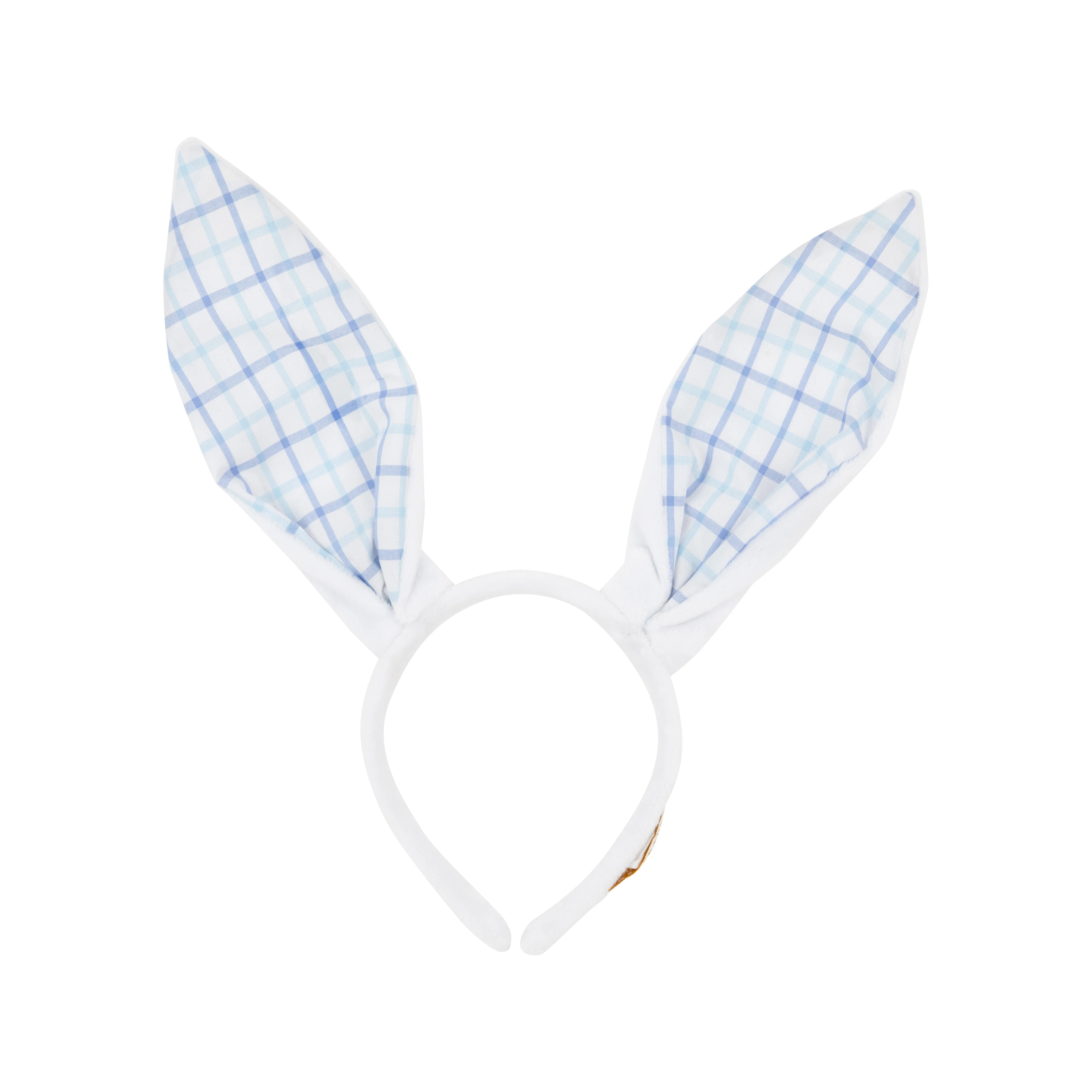 Wabbit Ears in Worth Ave White with Chandler Check | Loozieloo