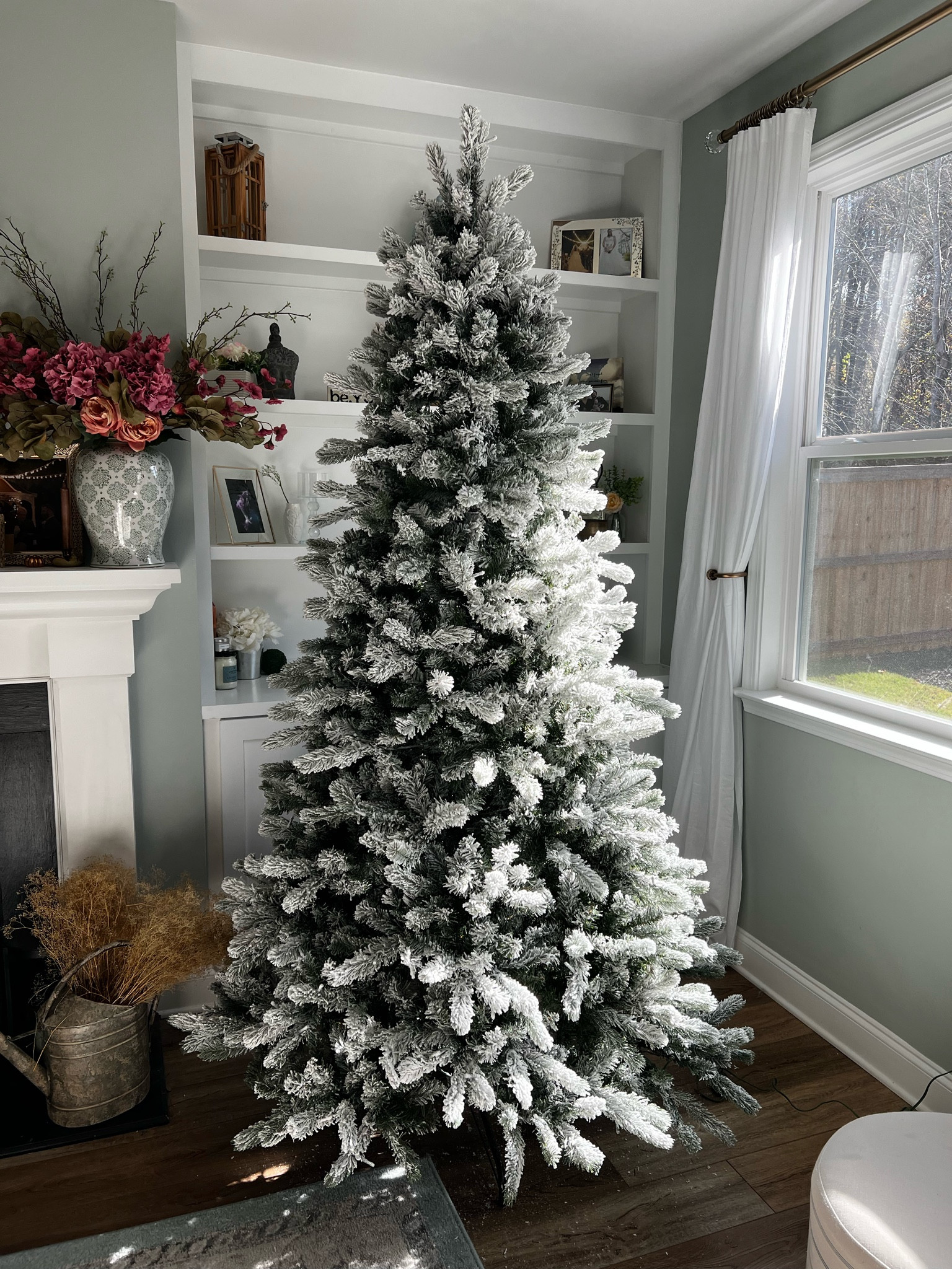 King of Christmas flocked tree! 

#LTKSeasonal #LTKHoliday