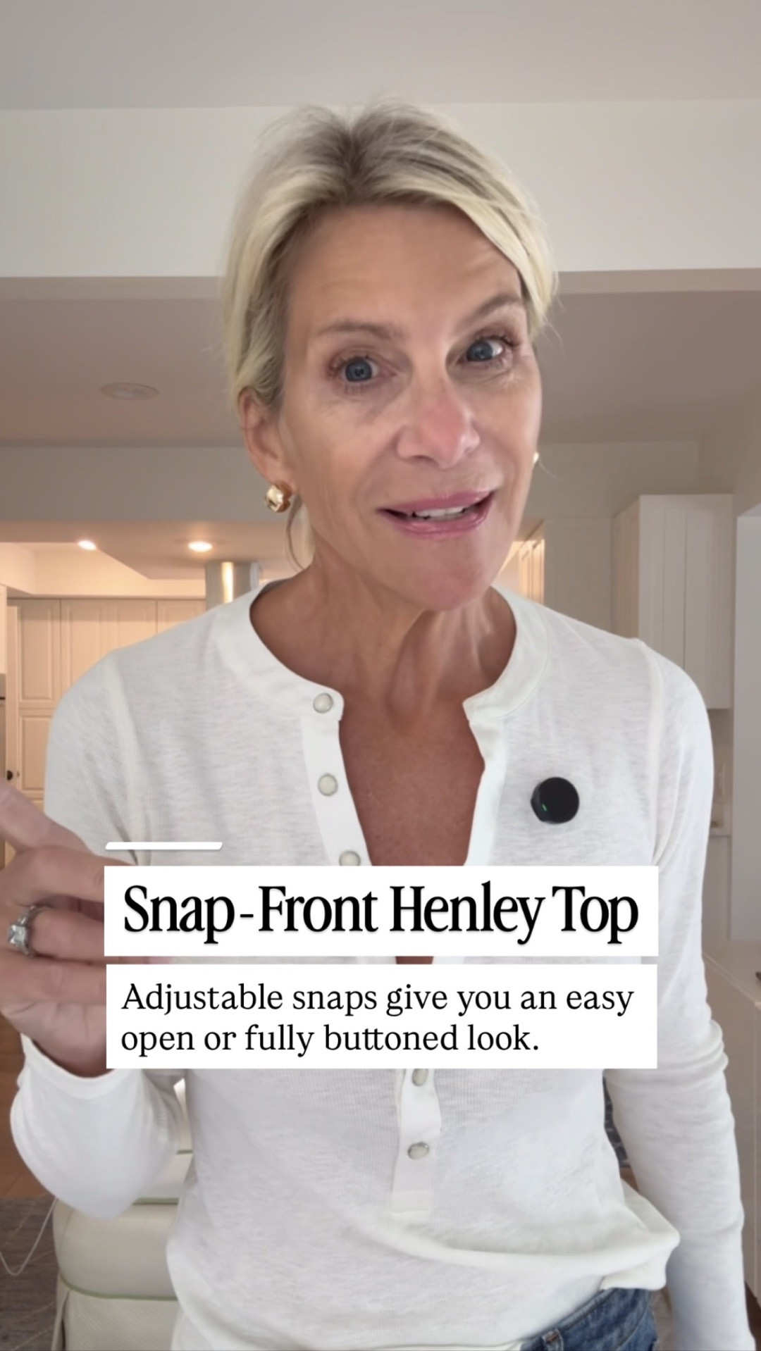 This snap-front Henley is such a good find! The snaps go low enough to give you options, wear it open for a relaxed look or button it all the way up. Honestly, it’s giving my expensive Henley a run for its money!

👩‍💻 LTK PRO TIPS
❤️ Heart = Support my posts ;-)
🔖 Save = Get sale & restock alerts for the things you love!
📋 Lists = Keep favorites organized (List ideas: Christmas, Birthdays, and Vacations!)
📲 Share = Send lists and products to a friend (or your daughters like me).
💬 Comment = Ask me anything, and I’ll answer. ;-)

#LTKootd #LTKSeasonal #LTKOver40