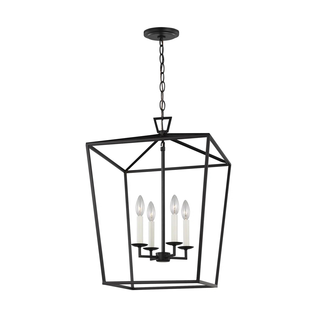 Finnegan 4-Light Dimmable Steel Lantern Chandelier | Wayfair North America