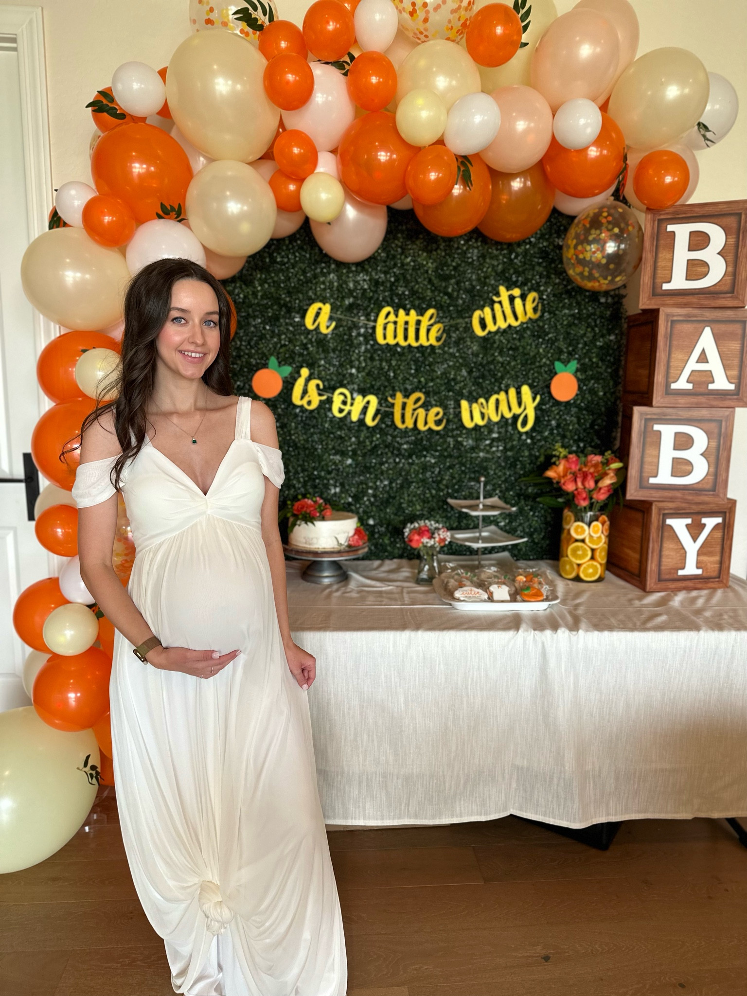 Baby Shower Dress, maternity shoot dress 

#LTKfamily #LTKsalealert #LTKbump