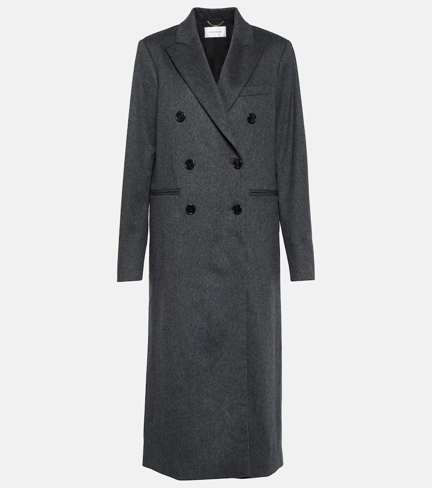 Victoria Beckham MÃ©lange double-breasted wool coat | Mytheresa (INTL)