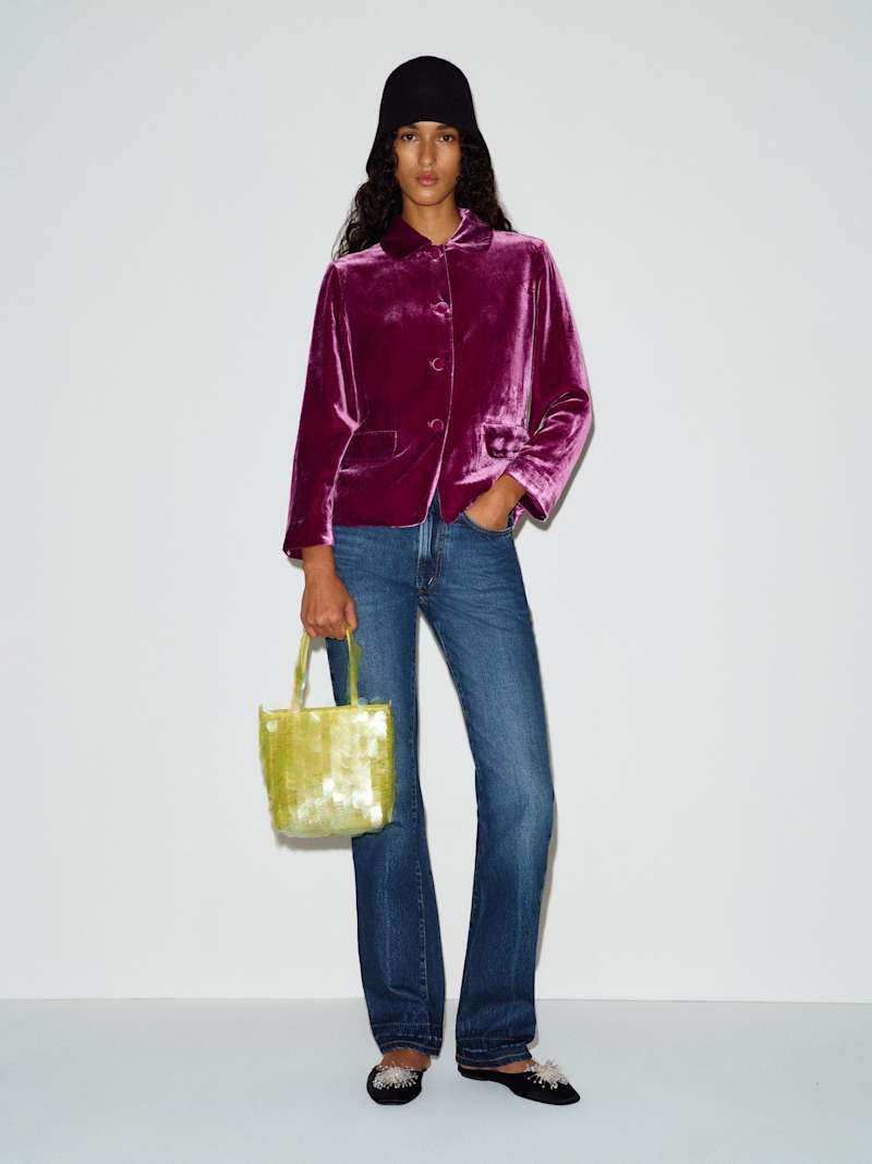 Reformation Pepo Jacket Purple XL | Reformation (Global)