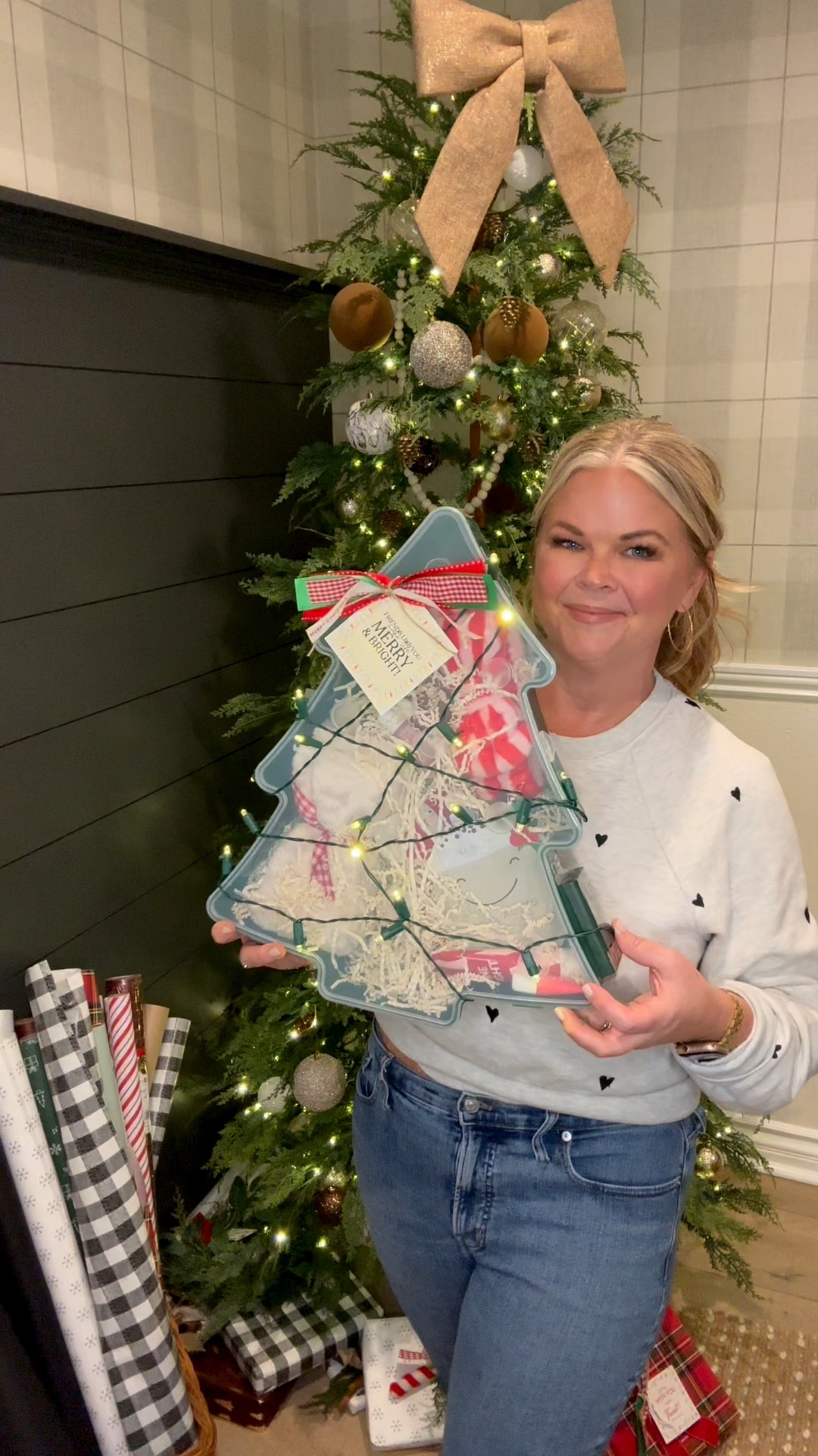 This Christmas tree container is perfect for Christmas gifting! So fun to fill & you can fill it so many different ways. A fun & festive way to gift🎄🎁

#LTKHoliday #LTKGiftGuide #LTKSeasonal