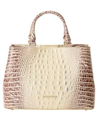 Brahmin Denise Medium Leather Satchel Handbag - Ginger Melbourne Ombre | Macy's