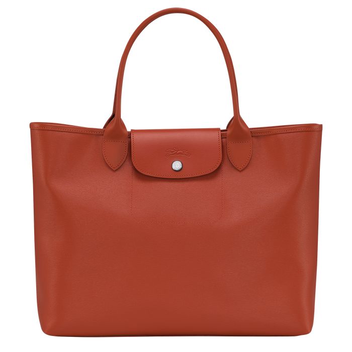 Tote bag L Le Pliage City Terracotta (10182HYQ213) | Longchamp US | Longchamp