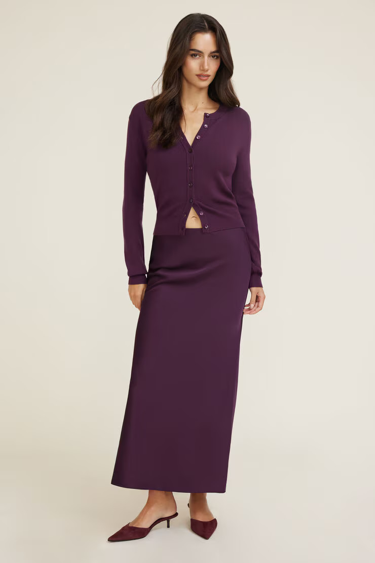 Rebecca Crewneck Cardigan | Dynamite Clothing