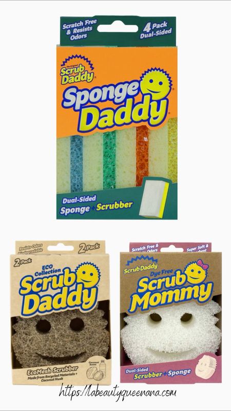 Scrub Daddy FlexTexture Scrubber | Scrub Daddy Dual-Sided Scrubber + Sponge  | Great for delicate or nonstick pans + dishes + cookware | Unique mouth design cleans both sides of utensils easily and effectively | Dishwasher safe top rack only ♡

#LTKFind #LTKhome #LTKunder50