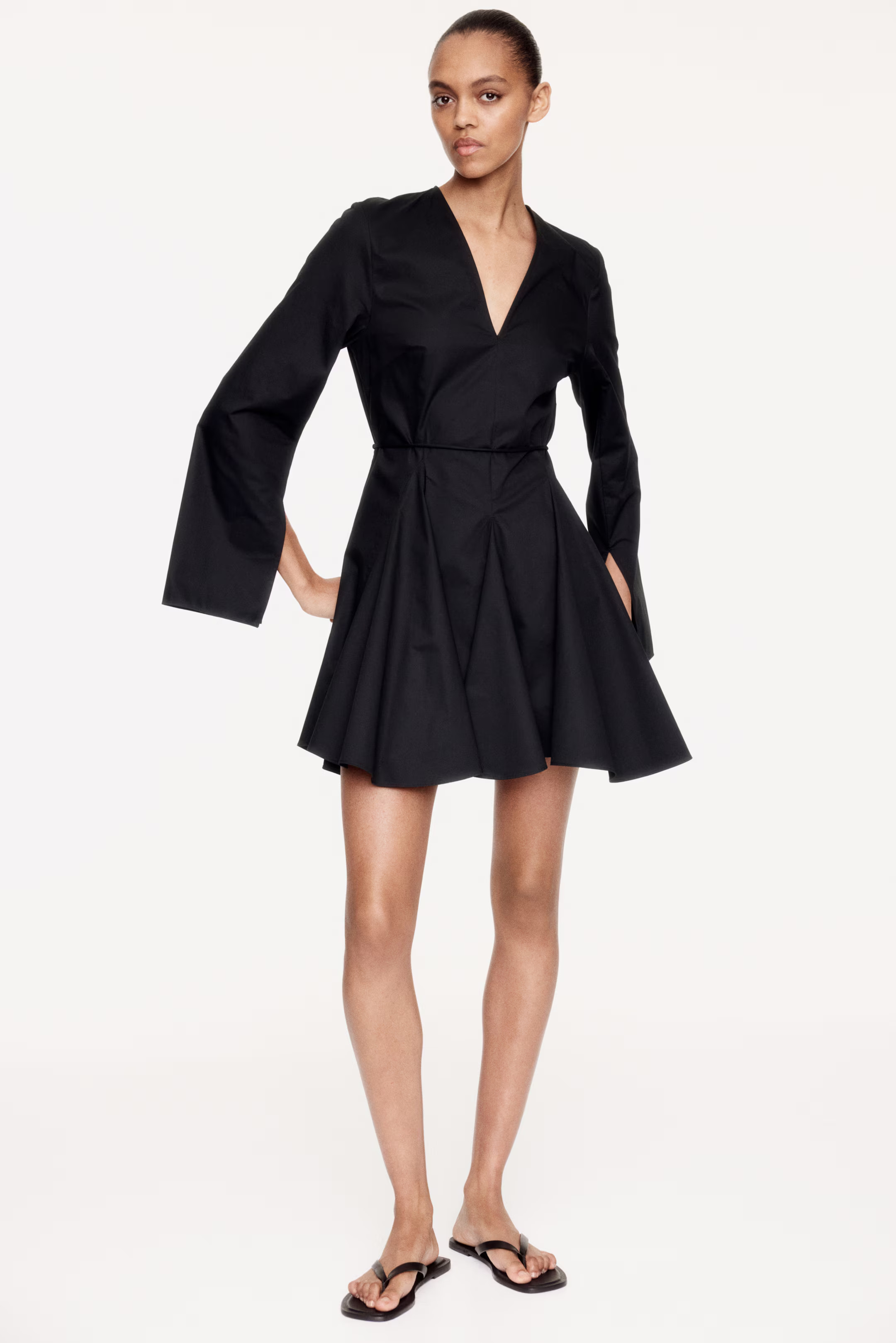 Dress with Flared Skirt | H&M (US + CA)