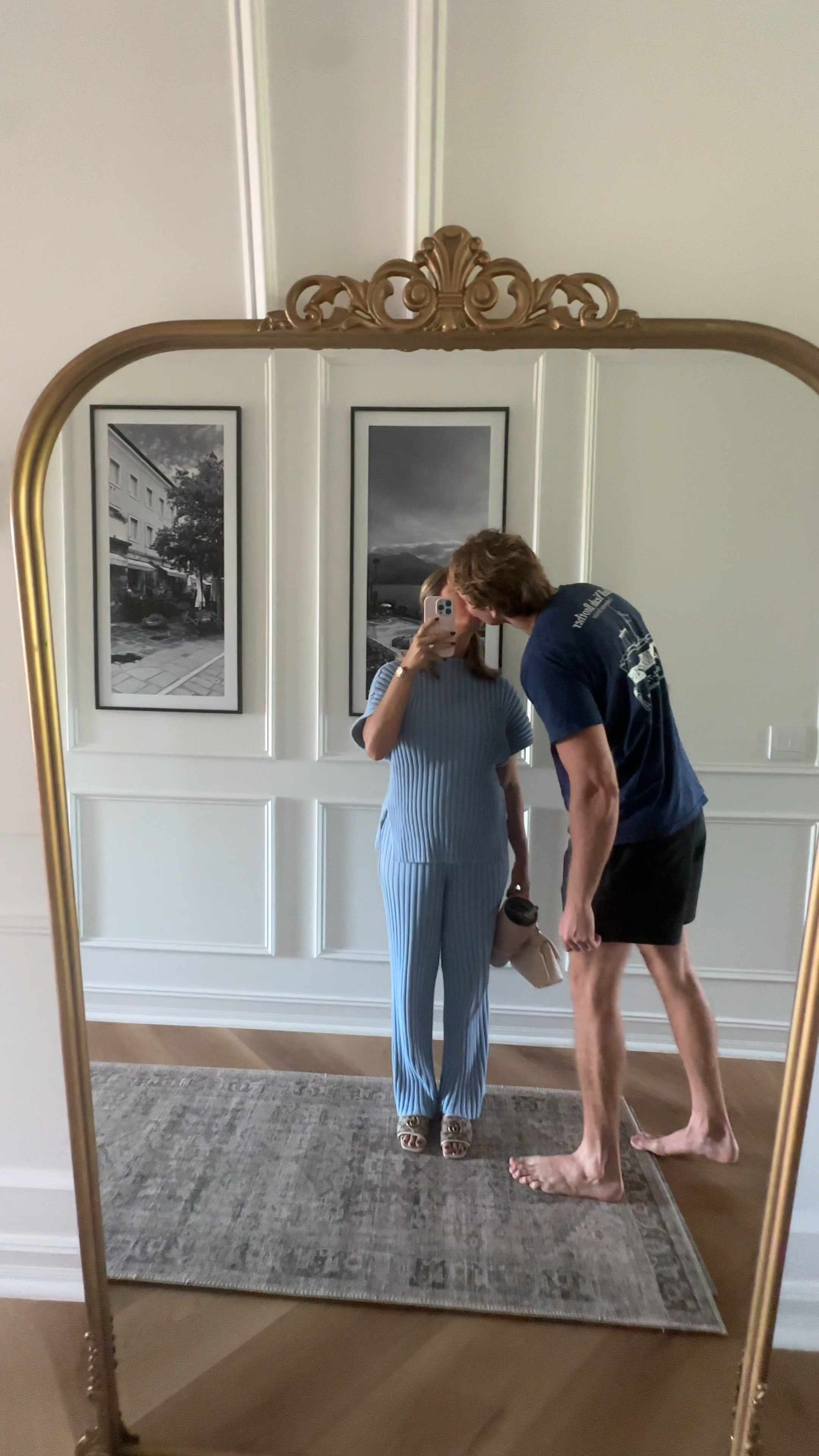 Bump friendly outfit Sabo skirt bump set blue set pants short sleeve 

#LTKBump #LTKWorkwear #LTKStyleTip