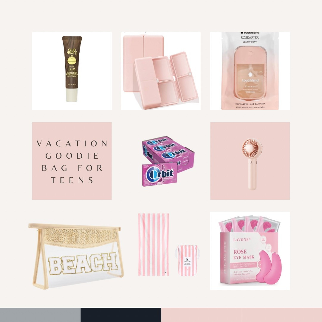A perfect goodie bag for any beach vacation! A cute gift to give your girlfriends or teens before a trip!  

#LTKSummerEdit #LTKSeasonal #LTKGiftGuide