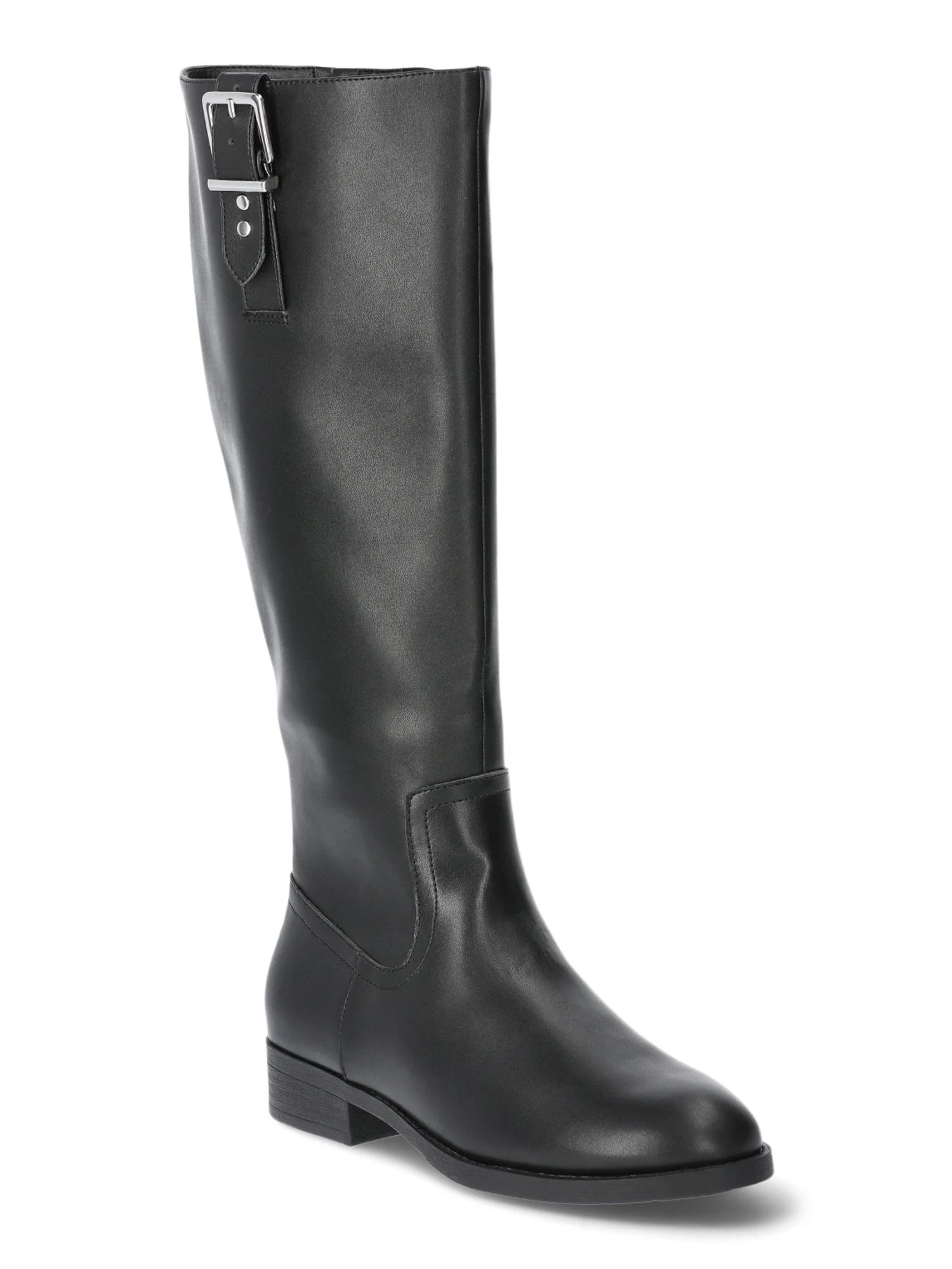 Time and Tru Women's Riding Boots, Wide Width Available | Walmart (US)