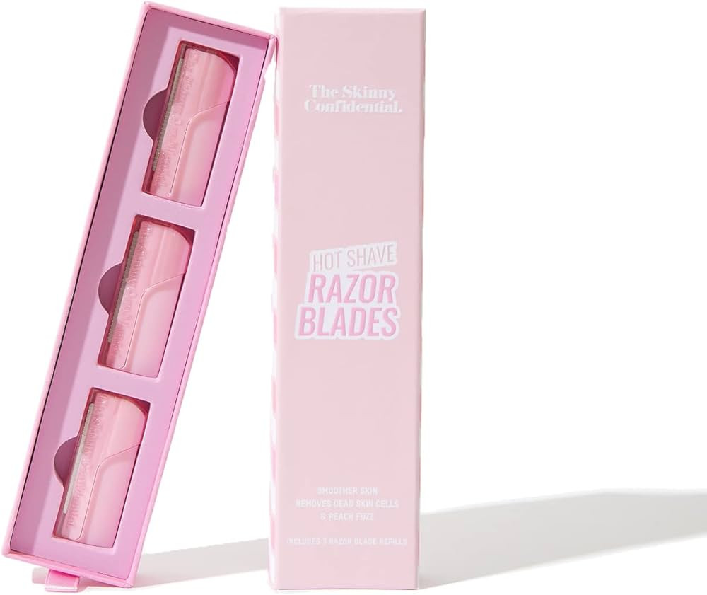 THE SKINNY CONFIDENTIAL Replacement Blades, Fuzz-Free Razor Blade, Shaving & Exfoliating, Razors ... | Amazon (US)