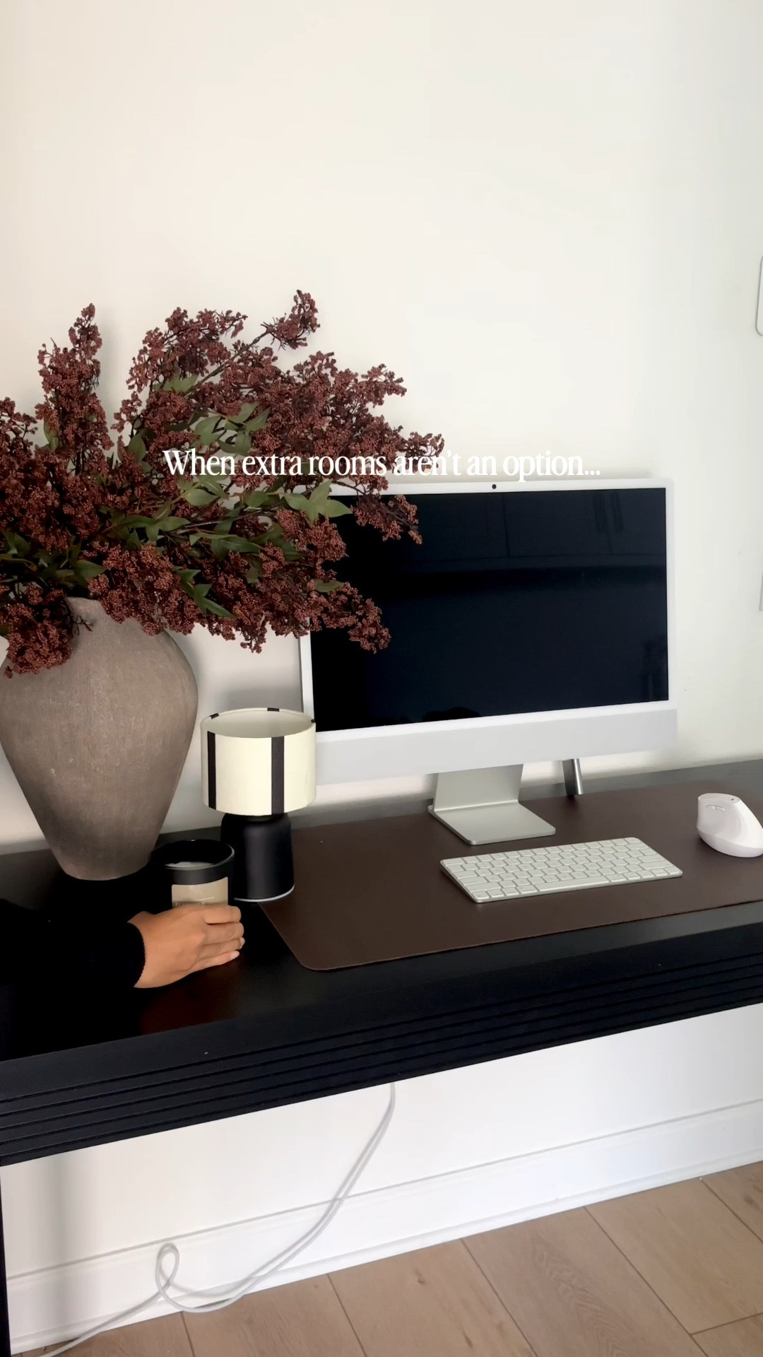 Similar to our small entryway, creating a home office meant getting a little creative with the space we already had. 🤎

We didn’t have an extra room to dedicate to an office, but this spot in our hallway gave me exactly what I needed—a dedicated place to plan content, answer emails, work on brand collaborations + keep building my little business from home.

Another reminder that sometimes the overlooked spaces in your home have the most potential

❤️ Save this for inspiration
❤️Follow @neutralsbydanee for more ways we’re making our home work for us!

🏷️ home office finds, Amazon home office, Amazon home finds, home office ideas, hallway office, home office inspiration, desk setup, Amazon desk finds, work from home setup, content creator workspace, creator desk setup, home office essentials, desk essentials, functional home ideas, creative home solutions, home organization, workspace inspiration, home office decor, work from home essentials, affordable home finds

#LTKSaleAlert #LTKHome #LTKSeasonal