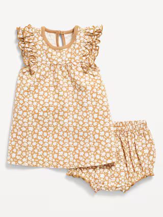 Little Navy Organic-Cotton Top and Shorts for Baby | Old Navy (US)