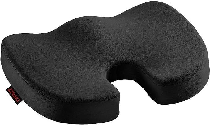 Ziraki Coccyx Seat Cushion Orthopedic, Luxury Chair Pillow, 100% Memory Foam, For Back Pain Relie... | Amazon (US)