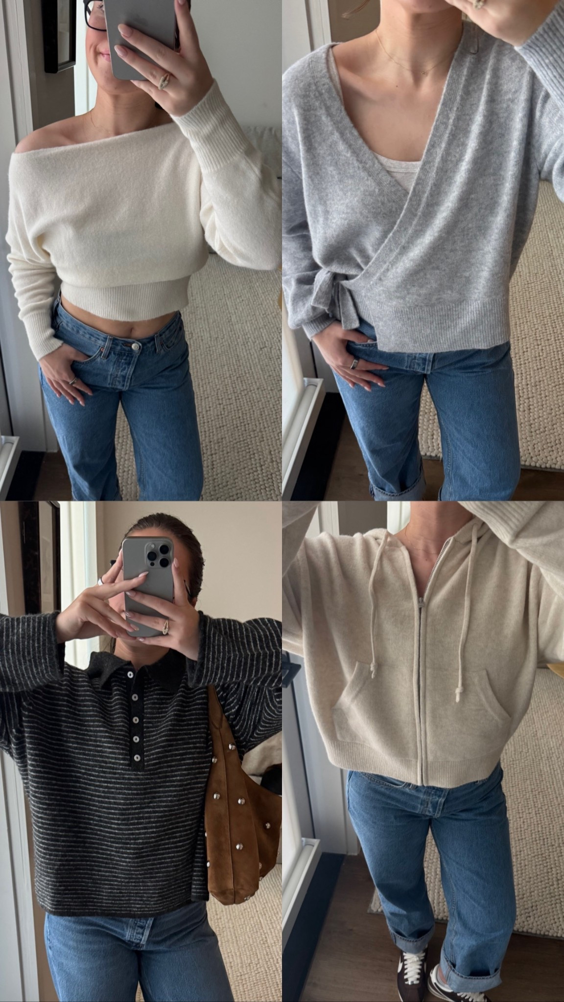 fav sweaters 🫶 (striped is things between connor sweater)